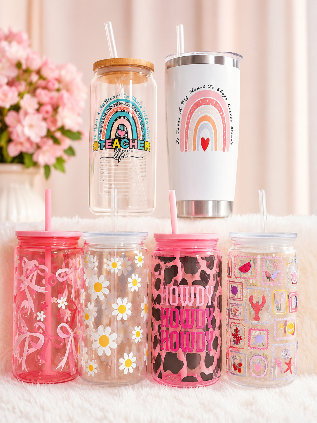 Cups with Lids/Straw